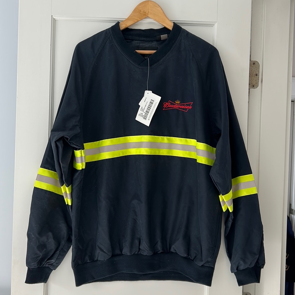 Budweiser Wind Shirt Jacket NWT